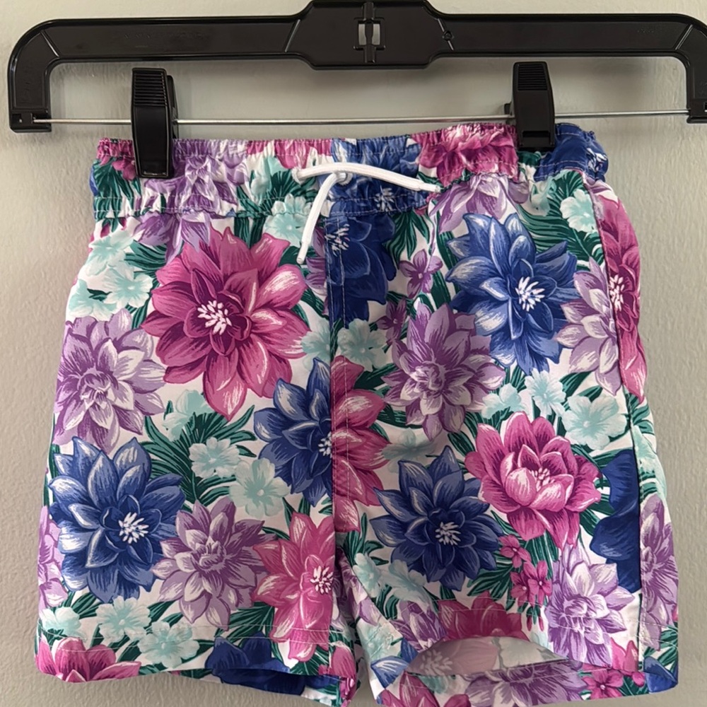 Floral Women's Shorts - Pink, Blue, White